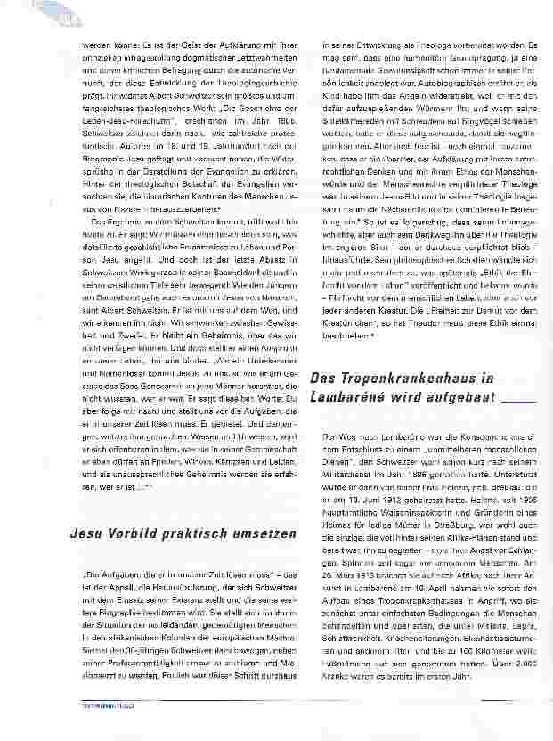 Vorschauseite 2: Albert SchweitzerAntwortversuche auf die Herausforderungen unserer Zeit