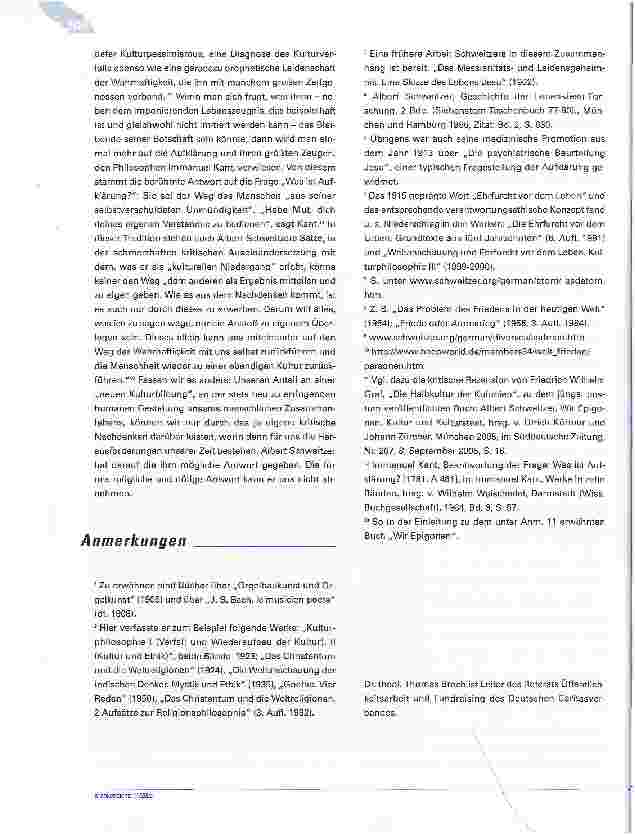 Vorschauseite 6: Albert SchweitzerAntwortversuche auf die Herausforderungen unserer Zeit