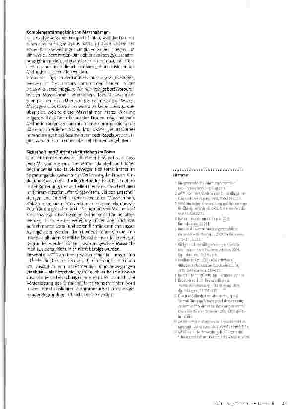 Vorschauseite 3: Frauen auf einen Zeitraum statt Termin vorbereiten