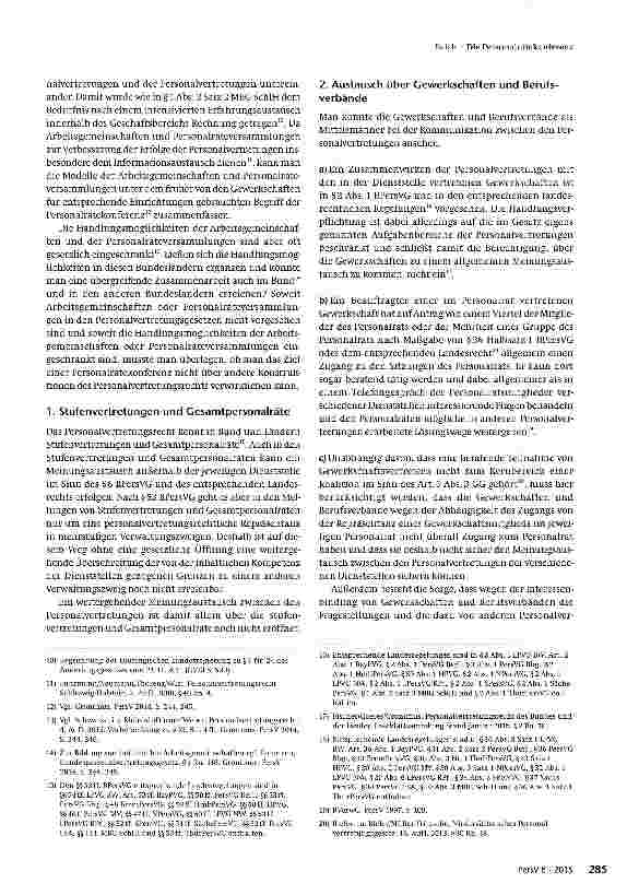Vorschauseite 2: Die Personalrätekonferenz
