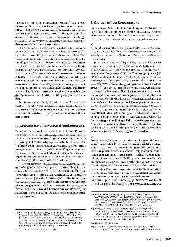Vorschauseite 4: Die Personalrätekonferenz