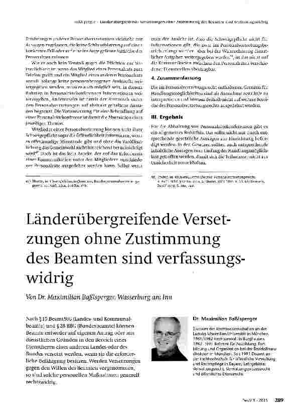 Vorschauseite 6: Die Personalrätekonferenz