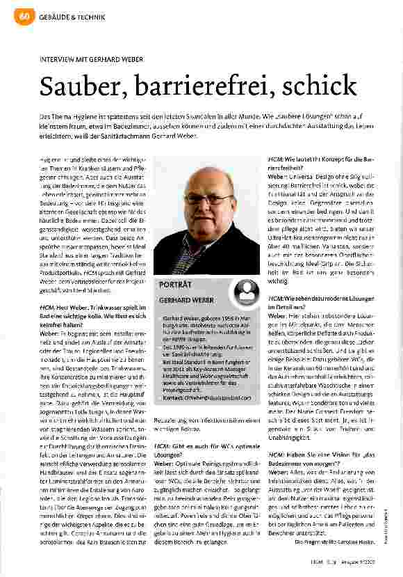 Vorschauseite 1: Sauber, barrierefrei, schick