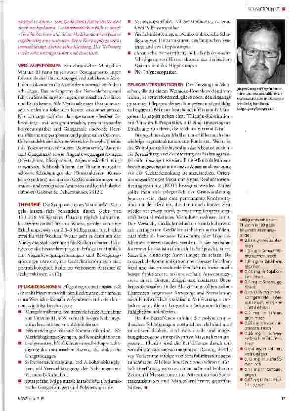 Vorschauseite 3: Das Wernicke-Korsakow-Syndrom