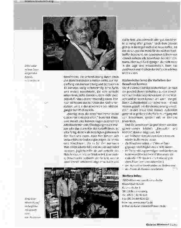 Vorschauseite 3: Einkaufen mit Bewohnern