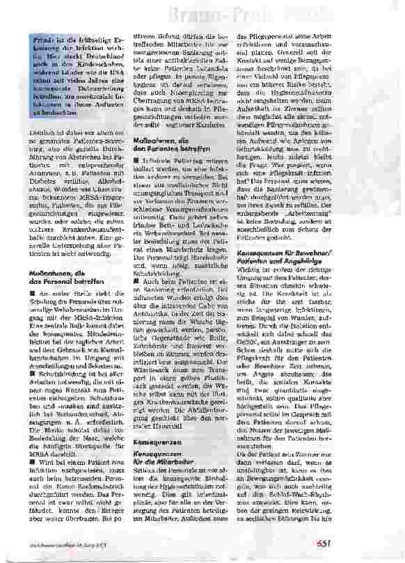 Vorschauseite 2: Der hygienische Problemfall