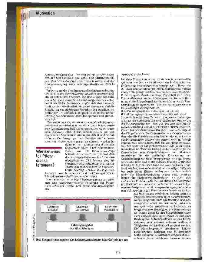 Vorschauseite 5: Der Schlüssel zum Erfolg Die MitarbeiterInnen als wichtigste Faktoren wirtschaftlicher Pflegedienste