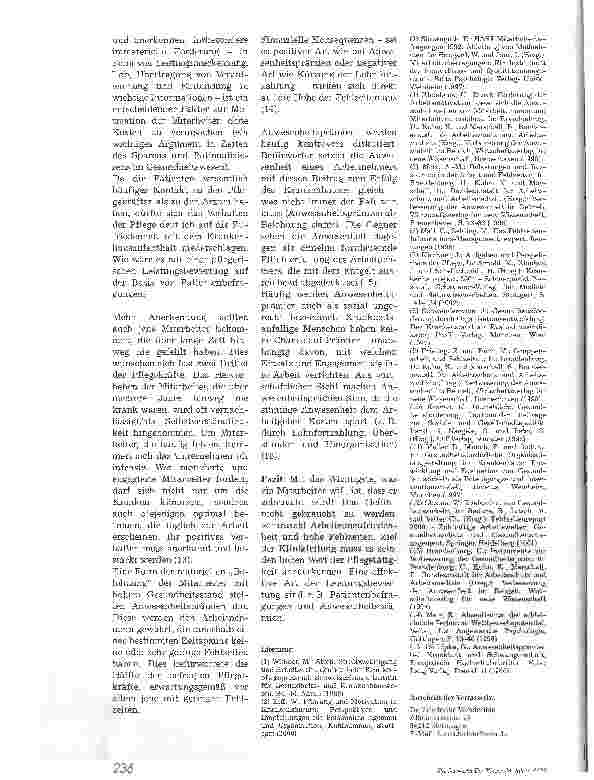 Vorschauseite 5: Fehlzeiten im Pflegebereichdurch schlechte Organisation