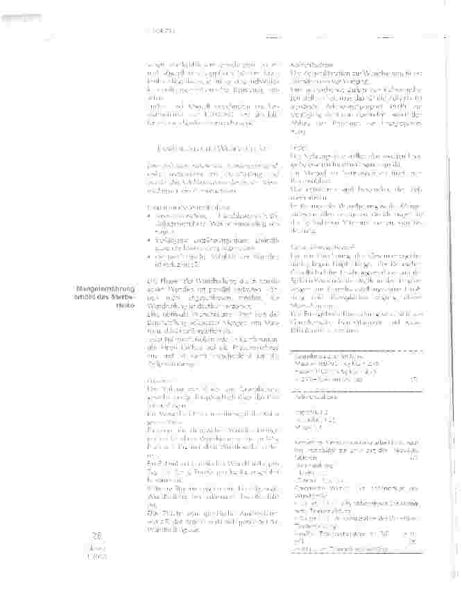 Vorschauseite 2: ERNÄHRUNGSMANAGEMENT BEI CHRONISCHEN WUNDEN
