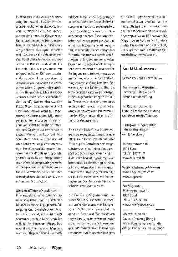 Vorschauseite 3: Transkulturelle Pflege. Die Pflege von älteren Migranten