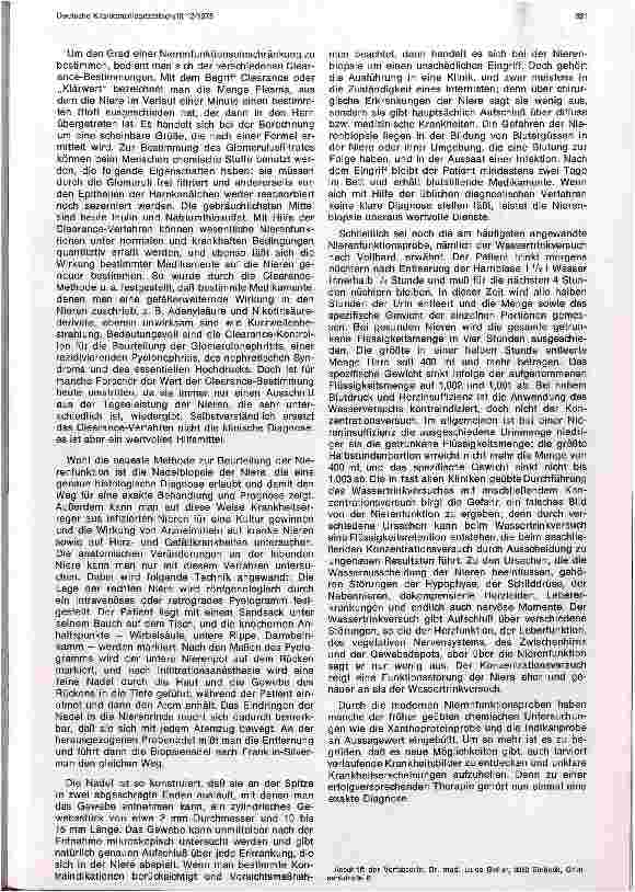 Vorschauseite 3: Neuzeitliche Nierenfunktionsprüfungen