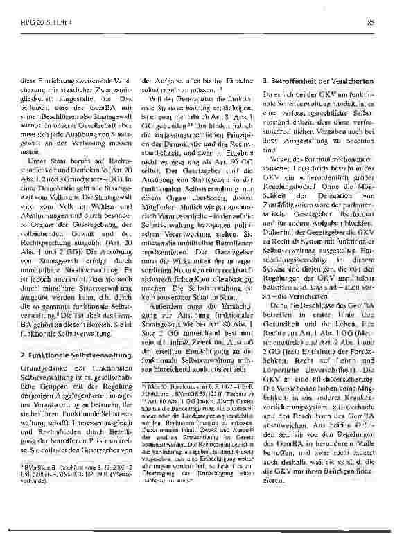 Vorschauseite 3: Legitimierung und/oder Institutionalisierung einer Patientenvertretung in den Lenkgremien des Gesundheitswesens