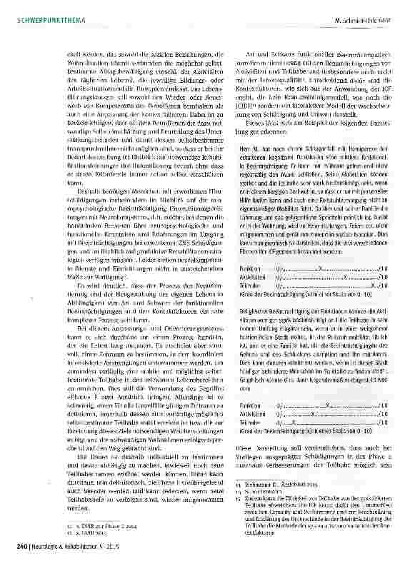 Vorschauseite 4: Phase E der Neuro-Rehabilitation als Brücke zur Inklusion