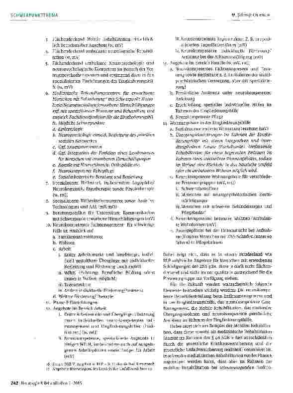 Vorschauseite 6: Phase E der Neuro-Rehabilitation als Brücke zur Inklusion