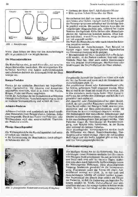 Vorschauseite 2: Versorgung von Kolound Ileostoma