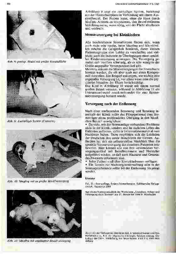 Vorschauseite 4: Versorgung von Kolound Ileostoma