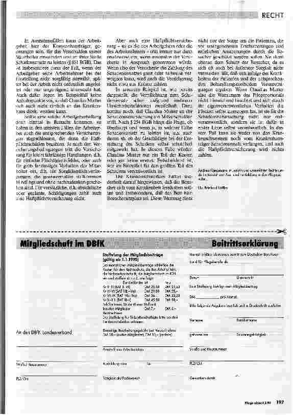 Vorschauseite 2: Flecken auf der Hose Anspruch auf Schadensersatz beim Krankenbesuch