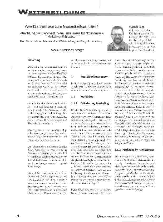 Vorschauseite 2: Vom Krankenhaus zum Gesundheitszentrum?