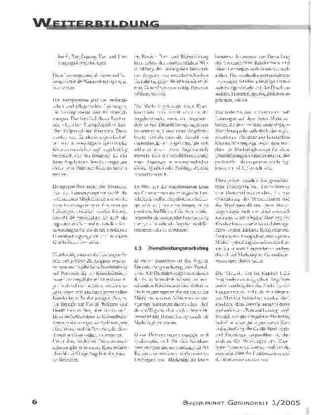 Vorschauseite 4: Vom Krankenhaus zum Gesundheitszentrum?