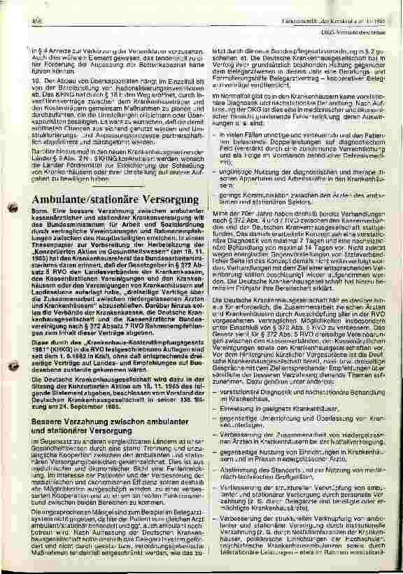 Vorschauseite 3: Aufbau und Umstrukturierung von Krankenhausbetten