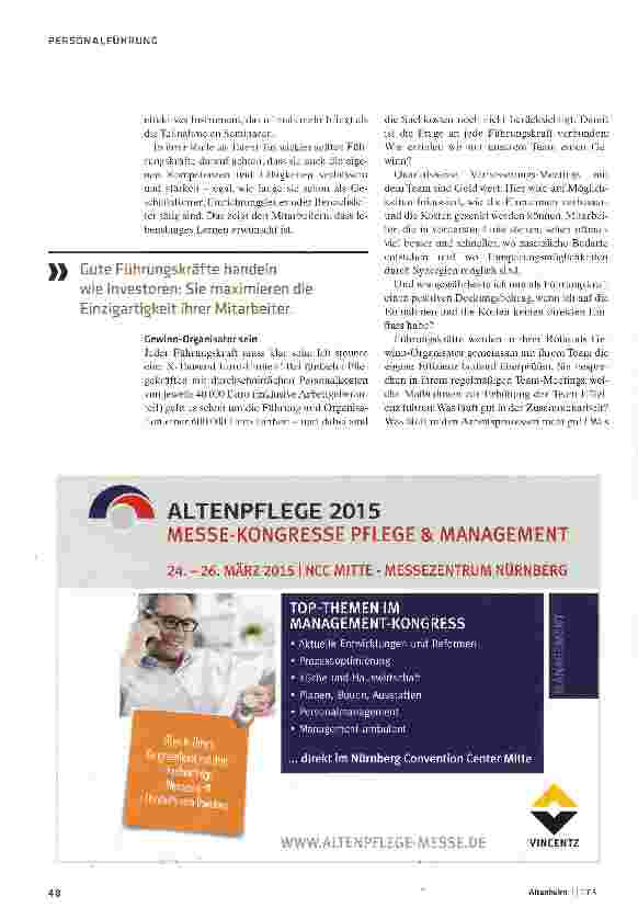 Vorschauseite 3: Worauf es bei der Führung jetzt ankommt