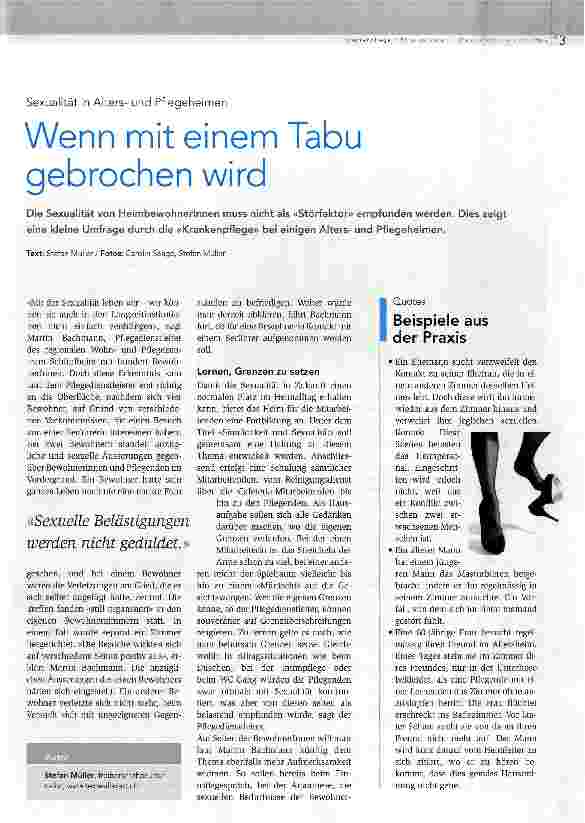 Vorschauseite 1: Wenn mit einem Tabu gebrochen wird
