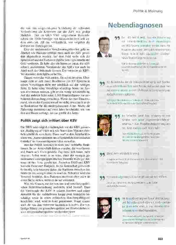 Vorschauseite 2: Gesundheitspolitischer Rohrkrepierer
