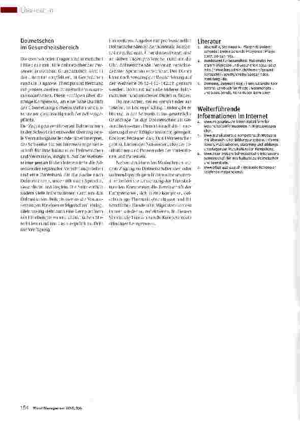 Vorschauseite 4: Patientinnen und Patienten mit Migrationshintergrund - Anforderungen an die (Pflege-)Praxis