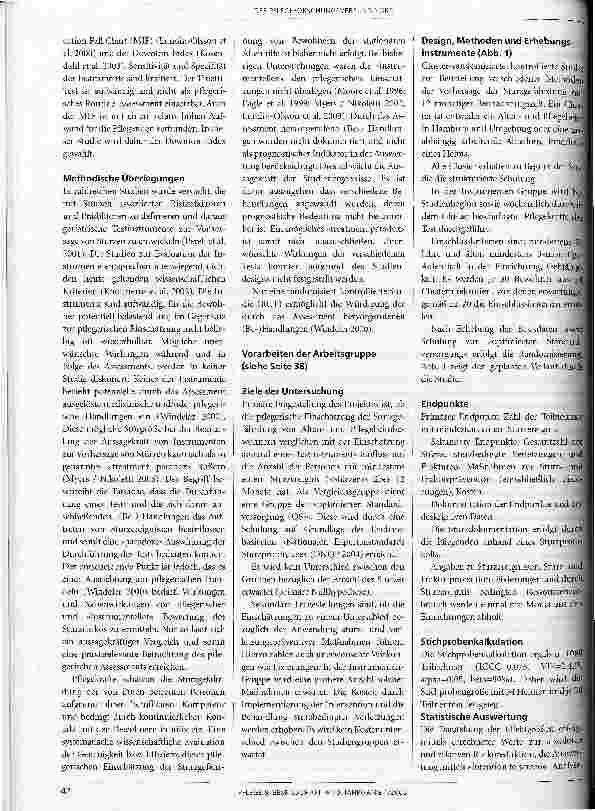 Vorschauseite 2: Effizienz pflegerischer Einschätzung im Vergleich zu empfohlenen Testinstrumenten zur Vorhersage des Sturzrisikos in Altenund Pflegeheimen