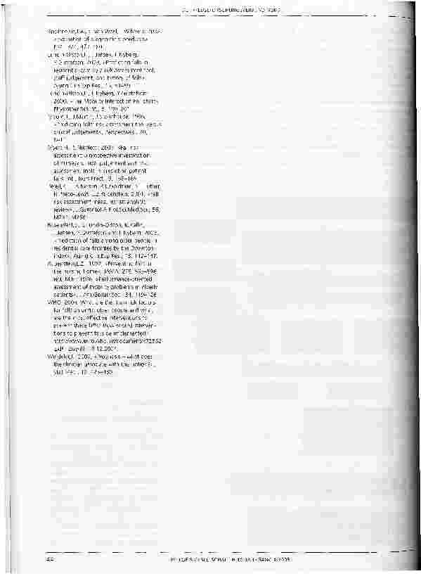 Vorschauseite 4: Effizienz pflegerischer Einschätzung im Vergleich zu empfohlenen Testinstrumenten zur Vorhersage des Sturzrisikos in Altenund Pflegeheimen