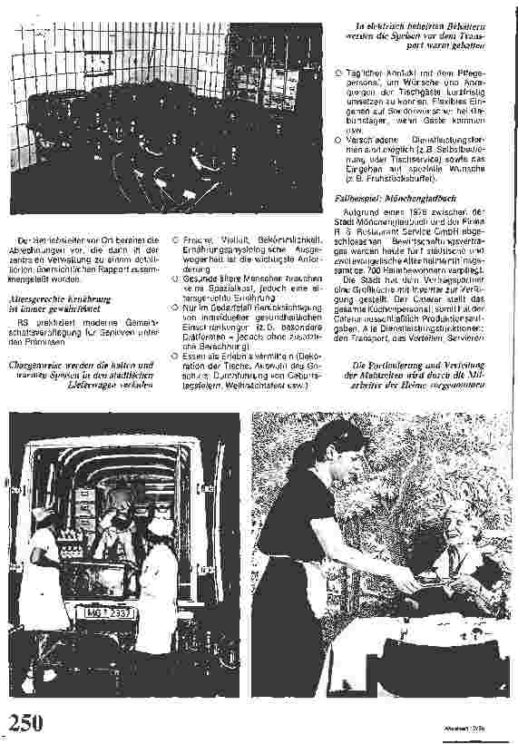 Vorschauseite 2: Catering / Ein moderner Weg der Speisenversorgung für Altenheime
