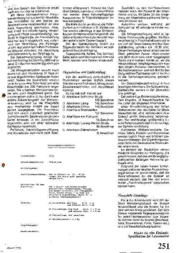 Vorschauseite 3: Catering / Ein moderner Weg der Speisenversorgung für Altenheime