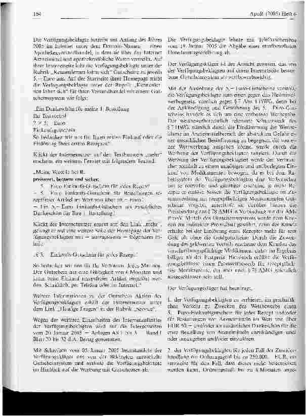 Vorschauseite 2: Apothekenwerbung mit Gutscheinsystem