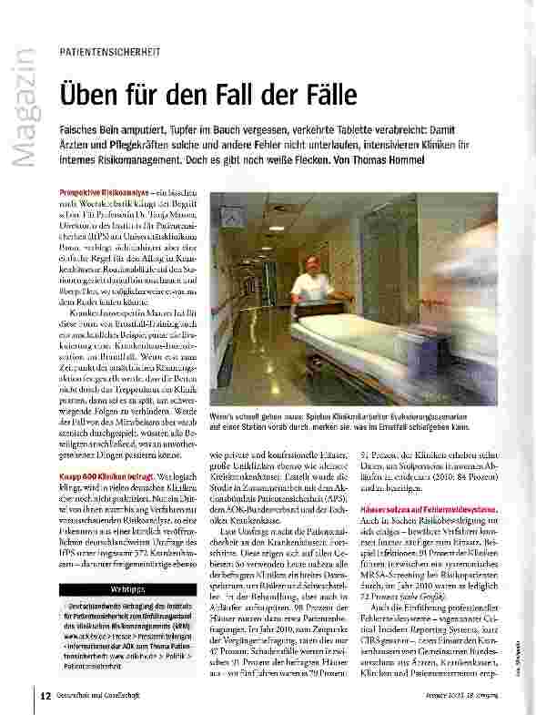 Vorschauseite 1: Üben für den Fall der Fälle