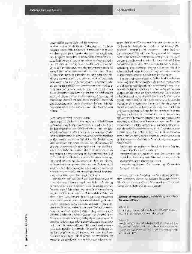 Vorschauseite 3: Palliative Care und Geriatrie