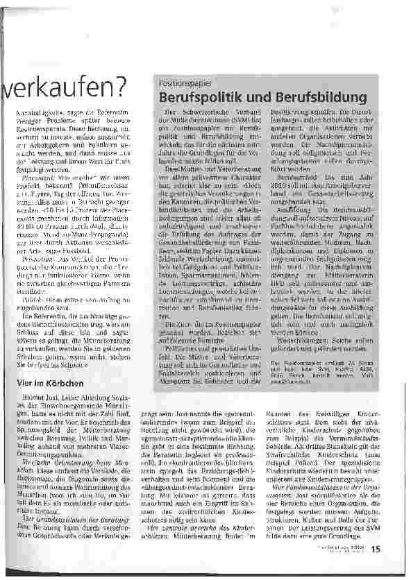 Vorschauseite 2: Marketing, um Dienstleistung zu verkaufen?