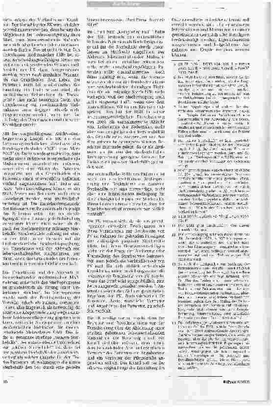 Vorschauseite 2: Der Zwischenbericht der Enquetekommission Ethik und Recht der modernen Medizin des Deutschen Bundestages zu Patientenverfügungen