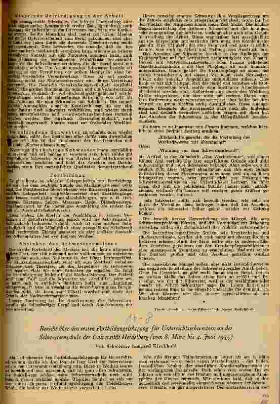 Vorschauseite 3: Das Schwesternproblem
