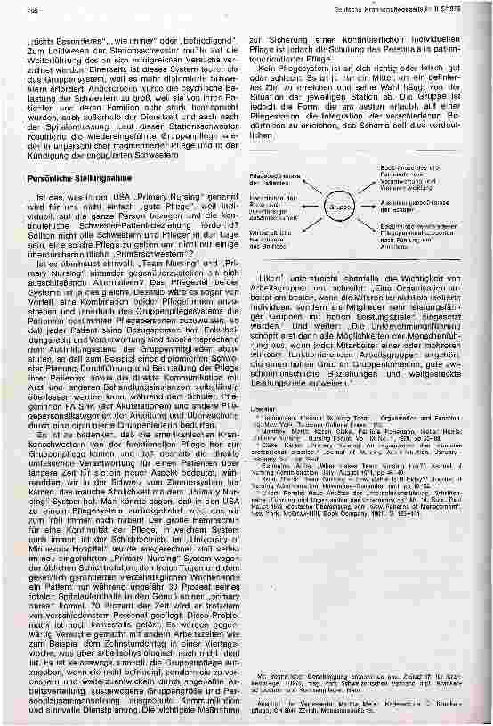 Vorschauseite 3: Gruppenpflege 20 Jahre später