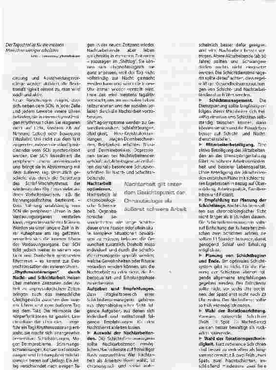 Vorschauseite 2: Shift-Work-Manager in der Pflege