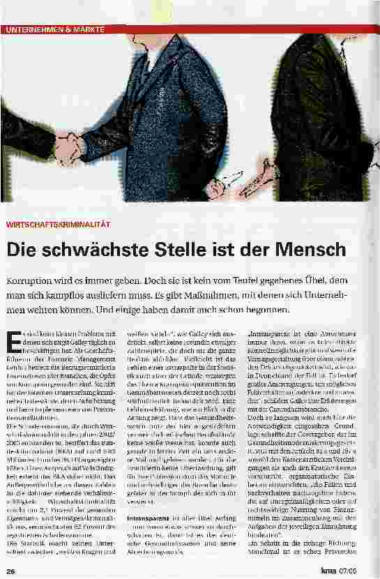 Vorschauseite 1: Die schwächste Stelle ist der Mensch