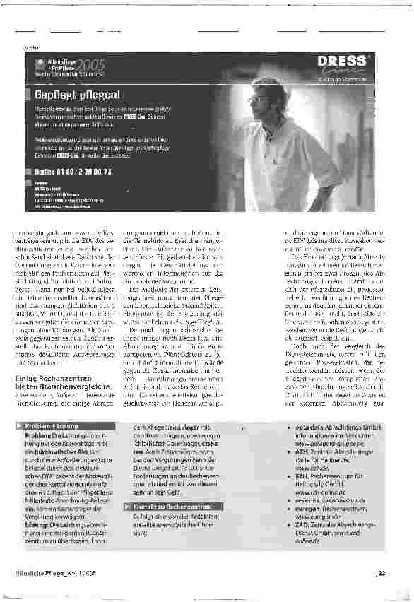 Vorschauseite 2: Den Abrechnungsprozess auslagernDie Leistungsabrechnung einem externen Dienstleister anzuvertrauen, kann von Vorteil sein