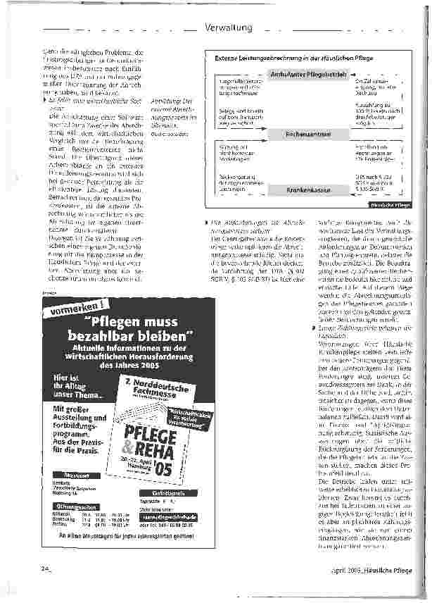 Vorschauseite 3: Den Abrechnungsprozess auslagernDie Leistungsabrechnung einem externen Dienstleister anzuvertrauen, kann von Vorteil sein