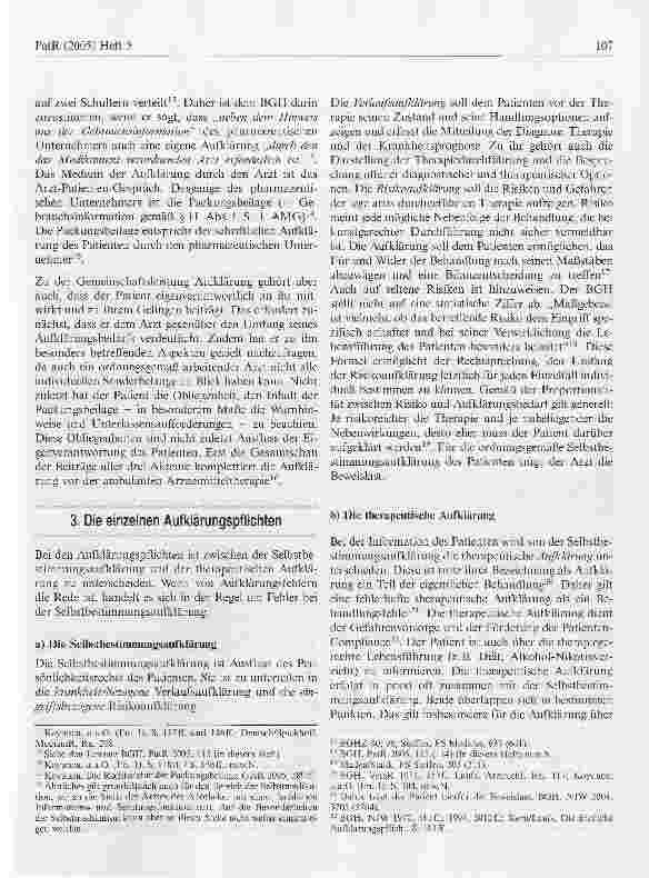 Vorschauseite 2: Die Aufklärung vor der Arzneimitteltherapie:Eine Gemeinschaftsleistung von Arzt, pharmazeutischem Unternehmer und dem Patienten