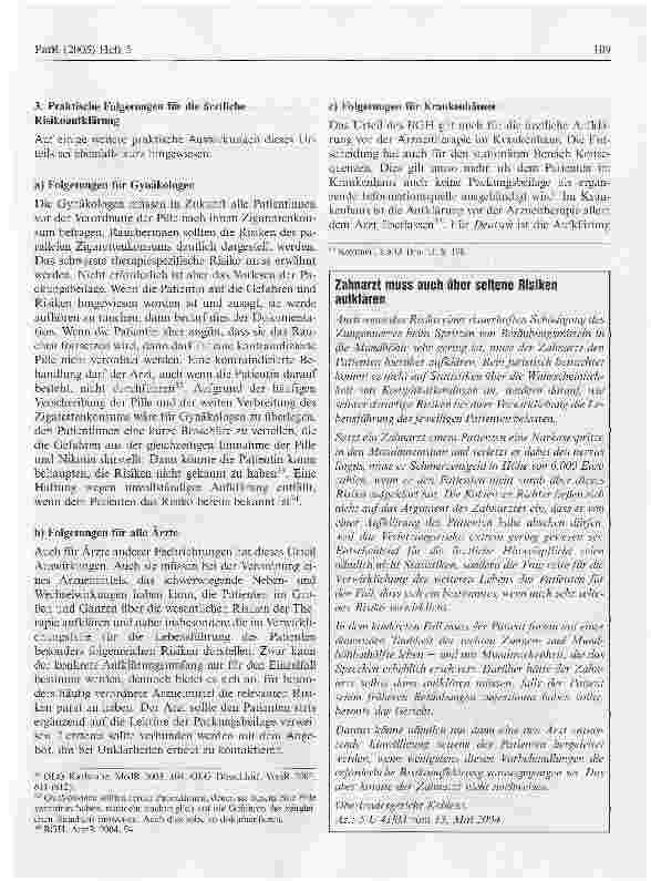 Vorschauseite 4: Die Aufklärung vor der Arzneimitteltherapie:Eine Gemeinschaftsleistung von Arzt, pharmazeutischem Unternehmer und dem Patienten