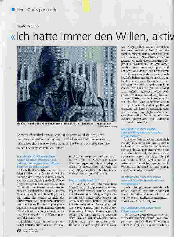 Vorschauseite 1: Ich hatte immer den Willen, aktiv mitzugestalten