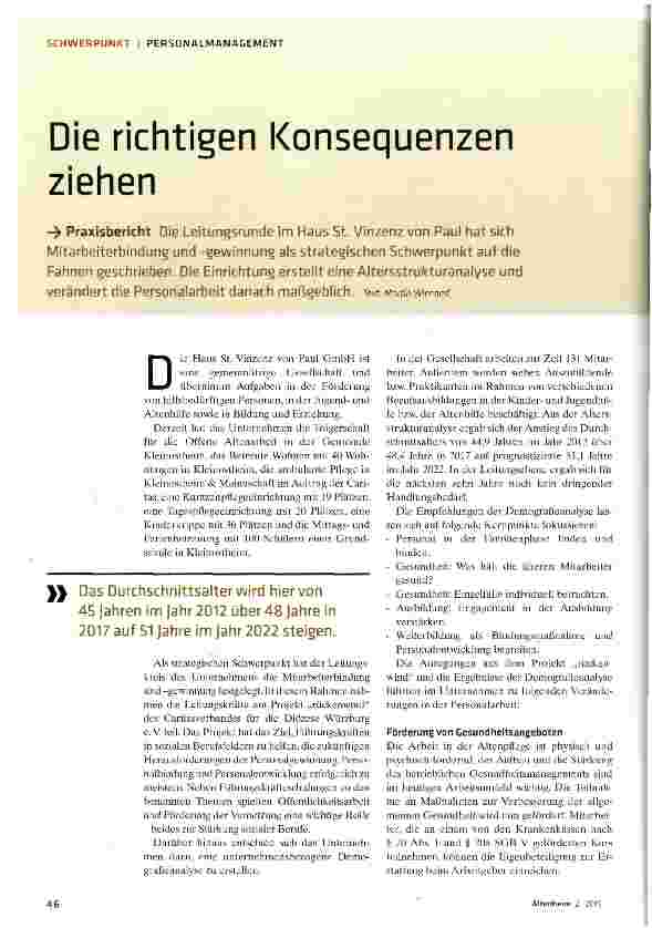 Vorschauseite 1: Die richtigen Konsequenzen ziehen