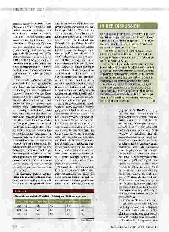Vorschauseite 2: Maximale Sicherheit für Mutter und Kind anstreben