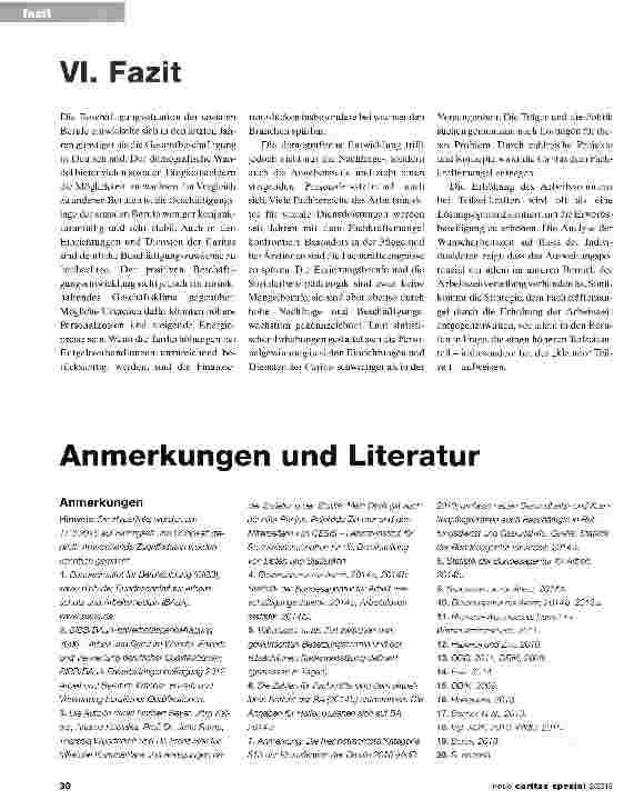 Vorschauseite 1: VI. Fazit