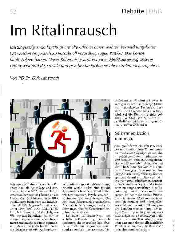 Vorschauseite 1: Im Ritalinrausch